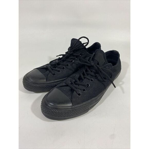 Converse With Lunarlon Triple Black Chuck Taylor All Star Size Mens 8.5 - Picture 3 of 14